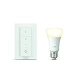 Philips Hue White E27 LED Wireless Dimming Kit, dimmbar, warmweißes Licht, steuerbar via App und...