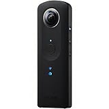 Ricoh THETA S Vollsphärenkamera (Full-HD-Video, 8GB, lichtstarkes Objektiv (F 2,0)) schwarz