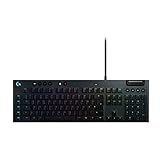 Logitech G815 mechanische Gaming-Tastatur, Linear GL-Tasten-Switch mit flachem Profil, LIGHTSYNC RGB, 5...