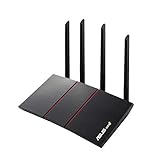ASUS RT-AX55 Wi-Fi 6 AX1800 Dual Band Mesh-WLAN-System-Router, AiMesh, OFDMA- und MU-MIMO-Technologie,...