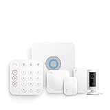 Ring Alarm Security Kit, 5-teilig (2. Gen.) + Ring Innenkamera von Amazon | Alarmanlage mit Kamera für...