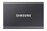 Samsung Portable SSD T7, 2 TB, USB 3.2 Gen.2, 1.050 MB/s Lesen, 1.000 MB/s Schreiben, Externe SSD...