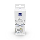 ZEISS Brillen-Reinigungs-Set mit 30ml Inhalt inklusive einem Mikrofasertuch zur schonenden & gründlichen...