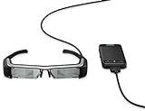 Epson Moverio BT-200 intelligente Multimedia-Brille mit Polysilizium-TFT-Aktivmatrix (VGA-Sensor Kamera,...
