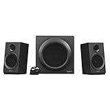 Logitech Z333 2.1 Lautsprecher-System mit Subwoofer, Satter Bass, 80 Watt Spitzenleistung, 3.5mm &...