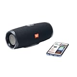 JBL Charge 4 Bluetooth-Lautsprecher in Schwarz – Wasserfeste, portable Boombox mit integrierter...