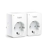 Tapo Smart WLAN Steckdose,Alexa Steckdose 2er Pack, Smart Home WiFi Steckdose, Alexa...