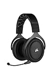 CORSAIR HS70 PRO WIRELESS Gaming Headset - 7.1 Surround Sound - Abnehmbares Unidirektionales Mikrofon -...