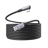 KIWI design Link Kabel Kompatibel mit Quest 3S/3/2/1/Pro, und Pico 4, 5M mit Kabel Clip, High Speed PC...