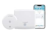 Homematic IP Smart Home Access Point + Wassersensor, Wassermelder für zuverlässige Alarmierung per...