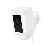 Ring Spotlight Cam Wired | Überwachungskamera für aussen mit HDR-Video, WLAN, 3D-Bewegungserfassung,...