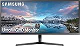 Samsung Ultra WQHD Monitor S34J552WQR, 34 Zoll, 4K UHD 1600p Ultra Wide , VA-Panel, UWQHD-Auflösung,...