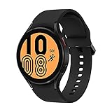 Samsung Galaxy Watch4, Runde Bluetooth Smartwatch, Wear OS, Fitnessuhr, Fitness-Tracker, 44 mm, Black...