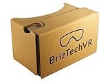 Google Cardboard v2.0 - 45mm Brennweite, Kopfhörer mit virtueller Realität - Braun