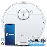 ECOVACS DEEBOT N8 Saugroboter mit Wischfunktion 2300Pa (Präzise dToF Lasernavigation, Teppicherkennung,...