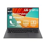 2022 LG gram 17 Zoll Ultralight Notebook - 1,350g Intel Core i7 Laptop (32GB RAM, 2TB SSD, 17,5h...