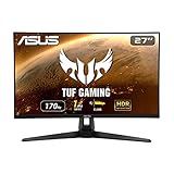 ASUS TUF Gaming VG27AQ1A - 27 Zoll WQHD Monitor - 170 Hz, 1ms MPRT, FreeSync Premium & G-Sync kompatibel,...