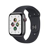Apple Watch SE (1. Generation) (GPS + Cellular, 44mm) Smartwatch - Aluminiumgehäuse Space Grau,...