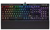 Corsair, Verkabelt, K70 MK.2 Low Profile Rapidfire Mechanische Gaming Tastatur (Cherry MX Speed: Schnell...