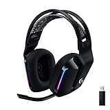 Logitech G733 LIGHTSPEED kabelloses Gaming-Headset mit Kopfbügel, LIGHTSYNC RGB, Blue VO!CE...