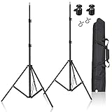 Selens 200cm Lichtstativ Light Stand Kit 2 Stück für HTC Vive VR Spiel Fotografie Produkt, Einstellbar...