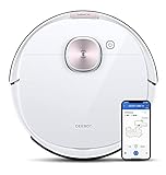 ECOVACS DEEBOT OZMO T8 Saugroboter mit Wischfunktion (2in1), Roboterstaubsauger (App Steuerung),...