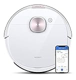 ECOVACS DEEBOT OZMO T8 Saugroboter mit Wischfunktion (2in1), Roboterstaubsauger (App Steuerung),...