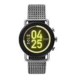 Skagen Herrenuhr-Smartwatch, Falster 3 Edelstahl-Touchscreen-Smartwatch mit Lautsprecher, Herzfrequenz-,...