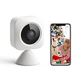 SwitchBot Sicherheits-Innenkamera, Bewegungserkennung für Babyphone 1080p Smart WLAN-Überwachungskamera...