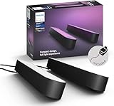 Philips Hue White & Color Ambiance Play Lightbar Doppelpack Basis-Set (500 lm), dimmbare LED-Lightbar...