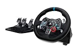 Logitech G G29 Driving Force Racing Wheel und Bodenpedale, Real Force Feedback, Edelstahl-Schalthebel am...