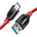 Anker PowerLine+ 90cm USB C Kabel auf USB 3.0 A, sehr Beständig für USB Typ-C Geräte Inklusive Galaxy...