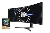 Samsung C49RG94SSU 124,20 cm (49 Zoll) Curved Gaming Monitor (5120 x 1440 Pixel, Dual WQHD 32:9 Format,...