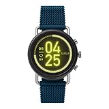 Skagen Herrenuhr-Smartwatch, Falster 3 Edelstahl-Touchscreen-Smartwatch mit Lautsprecher, Herzfrequenz-,...
