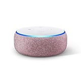 Echo Dot (3. Gen.) Intelligenter Lautsprecher mit Alexa, Lila Stoff