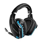 Logitech G935 kabelloses Gaming-Headset mit LIGHTSYNC RGB, 7.1 Surround Sound, DTS Headphone:X 2.0, 50mm...