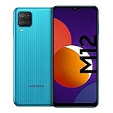 Samsung Galaxy M12 Android Smartphone, Quad-Kamera, 6,5 Zoll Infinity-V Display, starker 5.000 mAh Akku,...