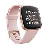 Fitbit Versa 2 Health & Fitness Smartwatch (NFC), Petal Pink - Copper Rose Aluminum