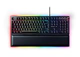Razer Huntsman Elite (Purple Switch) - Gaming Tastatur mit opto-mechanischen Schaltern (Drehregler,...