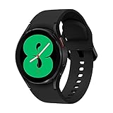 Samsung Galaxy Watch4, Runde LTE Smartwatch, Wear OS, Fitnessuhr, Fitness-Tracker, 40 mm, Black (Deutche...