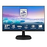 Philips 273V7QJAB - 27 Zoll FHD Monitor (1920x1080, 75 Hz, VGA, HDMI, DisplayPort) schwarz