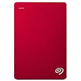 Seagate Backup Plus Portable 5TB tragbare externe Festplatte, 2.5 Zoll, USB 3.0, PC & Mac, rot, inkl. 2...