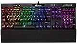 Corsair, USB 2.0, K70 RGB MK.2 Mechanische Gaming Tastatur (Cherry MX Blue: Präzise und Hörbar,...