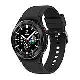 Samsung Galaxy Watch4 Classic, Runde Bluetooth Smartwatch, Wear OS, drehbare Lünette, Fitnessuhr,...