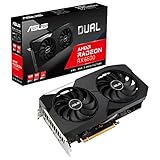 ASUS Dual AMD Radeon RX6600 8G Gaming Grafikkarte (8GB DDR6 Speicher, PCIe 4.0, 1x HDMI 2.1, 3x...