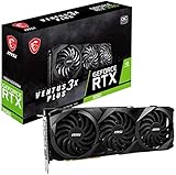 MSI GeForce RTX 3080 VENTUS 3X PLUS 10G OC LHR Gaming Grafikkarte - NVIDIA 3080 , GPU 1740 MHz, 10 GB...