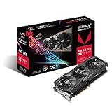 Asus ROG Strix RXVEGA56-O8G-Gaming Grafikkarte (AMD Radeon, PCIe, 8GB HBM2 Speicher, DVI, HDMI,...