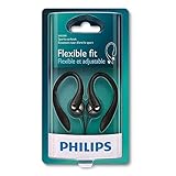 PHILIPS SHS3300BK/10 In Ear Bügel-Kopfhörer mit Kabel (Sportkopfhörer, Kraftvoller Sound,...