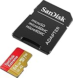 SanDisk Extreme 64 GB microSDXC Memory Card + SD Adapter with A2 App Performance + Rescue Pro Deluxe, Up...