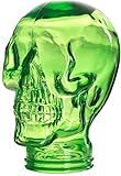 Ritzenhoff & Breker Deko Kopf Skull, Glas, Grün, 27 cm hoch